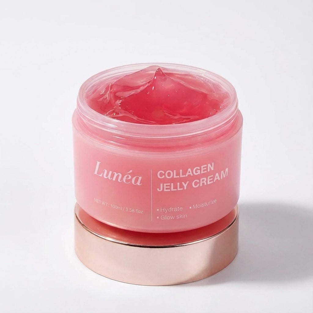 Lunéa Jelly Cream ™ Glow Mask Collagen-Boosting Night Mask |
